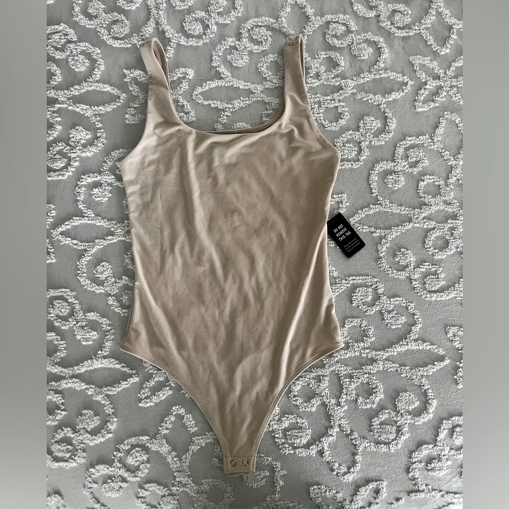 Express Bodysuit, Beige S